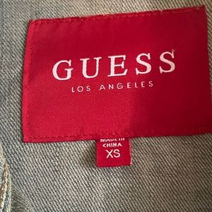 Guess distressed denim jacket Extra Small